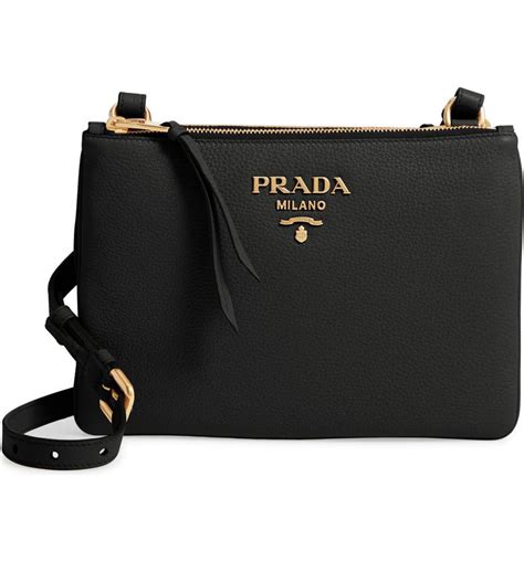 prada logo leather crossbody|authentic prada crossbody.